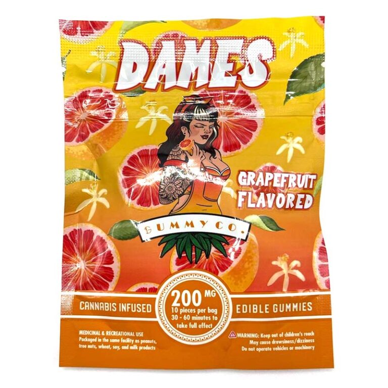 Dames Gummy (200mg) Grapefruit Gorilla Jane Online Dispensary